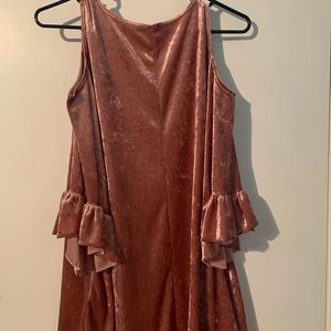 Velvet no shoulder boutique brand worn twice